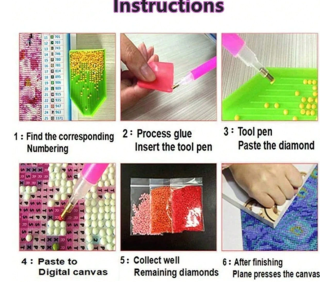 Preview: Diamond Painting Schmetterlings Fee